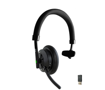 VT X300 Mono+BT100U HD Audio Office Bluetooth Headset - Black in UAE