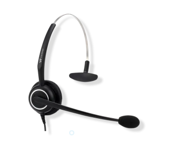 VT VT5000 Mono GNQD+QD RJ09 Wired Noise Cancelling Headset - Black in UAE
