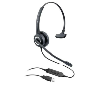 VT 6300 UNC-D DIRECT USB (03) Wired Noise Cancelling Headset - Black in UAE