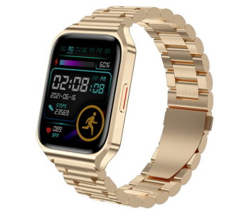 TW3 Bluetooth Call NFC Sport Fitness Tracker Slim Wristlet Smart Watch - Golden Bronze in KSA