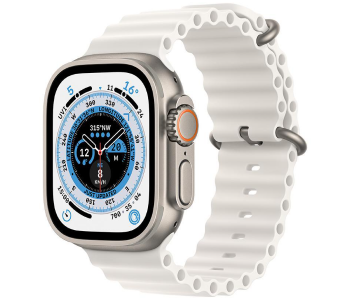 8 Series XS8 Pro Ultra Smart Watch Ocean Band Loop Wrist Strap - White in KSA