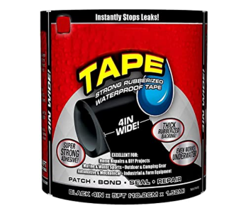 3 Piece Rubberized 4''x5' Waterproof Flex Tape For Emergency Quick Water Leak Repairing in KSA