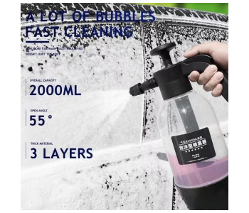 MT 2000ML Foam Wash Car Spray Bottle High Pressure Spray Gun Manual Air Pressure Water Jet For Garden Car Wash in KSA