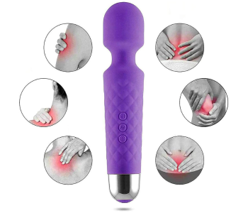 Express Delivery - Powerful Magic Wand Handheld Cordless Body Massager For Muscle Pain Relief - ID 74060