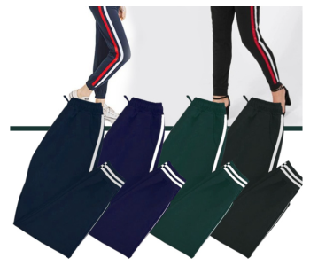2 Pieces Unisex Assorted Color Streetwear Sports Pant in KSA