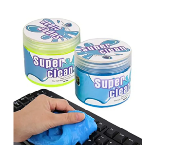Pack Of 2 Pcs MT Cleaning Gel For Car Interior Cleaner Removal Putty Dust Cleaning Mud Keyboard Cleaner For PC,Tablet,Laptop,Camera,Air Vents in KSA