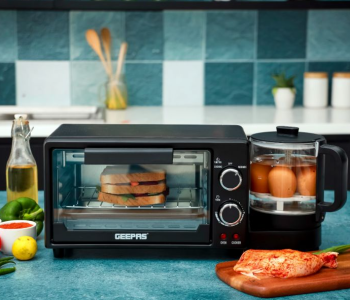 Express Delivery - Geepas GBM63048 Multi-function Breakfast Maker - ID 128020