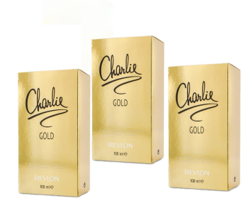 Revlon Charlie Gold Pack Of 3 Eau De Toilette 100ml in UAE