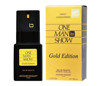 One Man Show 100ml Gold Edition Eau De Toilette For Men By Jaques Bogart in UAE