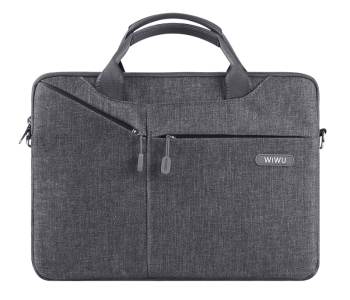 Express Delivery - Wiwu GM4229MB14/15.4G City  14 and 15.4 Inch Laptop Ultrabook Computer Bag  - Grey - ID 129087