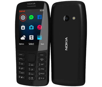Nokia 210 Dual Sim Mobile Phone - Black (Refurbished) in KSA