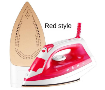 Express Delivery - GTC 22000994 Multifunctional Adjustable Ceramic Soleplate Iron with 7.4 Ounce Water Tank AFC 1200w Mini Portable Electric Steam Iron For Clothes -Red - ID 130035