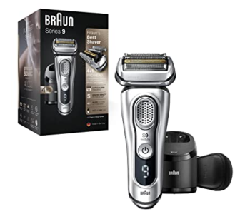 Braun SHAVER9390CC Series 9 Cordless Waterproof Advanced Battery Powered Syncrosonic Technology Wet And Dry Electric Shaver - Silver in UAE