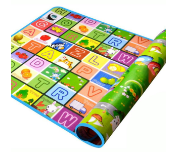 Express Delivery - Vavas V0873-1 Two Side Printed  Flexible and Soft Baby Crwaling Mat -Multicolor - ID 129665