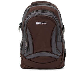 Para John PJSB6009A18 18-inch School Backpack -Coffee in UAE