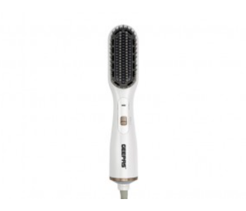 Geepas GH86062 2 Speed Controling 550W 3 In 1 Hot Dryer A Straightener Brush -White in UAE