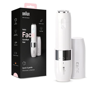 BRAUN  FS1000 Stainless Steel Battery Powered Rechargeable Cordless Electric Facial Hair Remover-White in UAE
