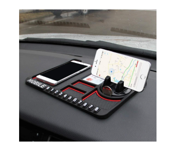 Express Delivery - Anti Slip Car Dashboard Phone Mat with 360 Degrees Rotating Phone Holder - ID 129378