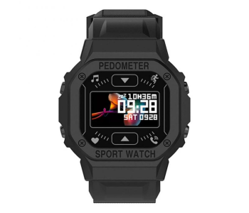 GT FD69 Sports Fitness Tracker With Custom Dials Smart Watch - Black in KSA