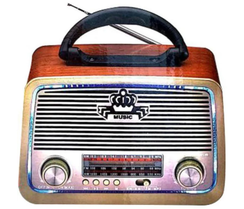 JP Impex Melody Portable Radio - Black in KSA