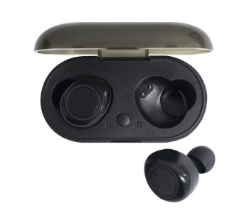 Express Delivery - Trands TR-TWS37 2.4GHz Frequency Better Capacity Wireless Earbuds -Black - ID 129841