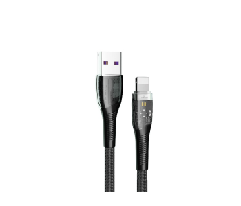 Express Delivery - Trands TR-CA739 Modern Mobile Use High Quality Lightning USB Cable -Black - ID 129836