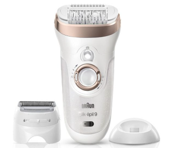 Braun SE9561 Active Pulsating Vibrations Customizing Speed Rechargable Wet And Dry Cordless With 6 Extras Epilator -White in UAE
