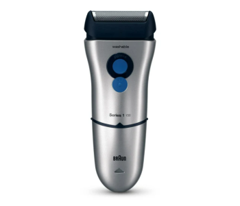 Braun SHAVER150S Automatic Voltage Adaptation Rechargeable Electric Shaver With Protection Cap-Silver in UAE