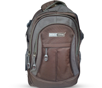 Para John PJSB6013 18-inch School Backpack - Coffee in UAE