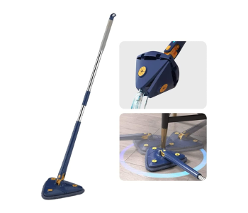 Express Delivery - 360 Degree Rotating Adjustable Triangle Cloth Cleaning Mop - ID 130675