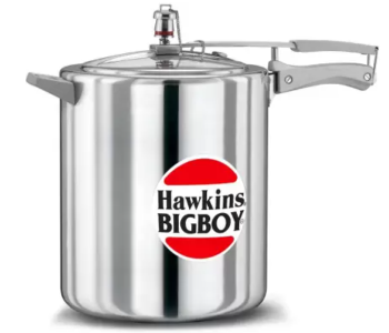 Express Delivery - Hawkins Big Boy BB14 14 Litre Pressure Cooker - Silver - ID 130682