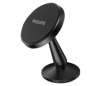 Express Delivery - Philips DLK3422NB Magnetic Hot Multi-function Bracket Car Mount Flexible Mobile Phone Holder For Car -Black - ID 130143