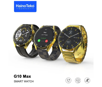 Haino Teko G10 Max Golden Edition Smart Watch With 3 Straps in UAE