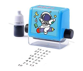 Generic Addition & Subtraction Seal | Reusable Seal Arithmetic Artifact,Scroll Stamp Cultivate Logical Thinking For Kids Home School Supplies Addition, Subtraction, Multiplication, Division Loandicy A in UAE