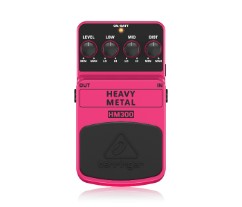Behringer HM300 Heavy Metal Distortion Effects Pedal - Pink in OMAN