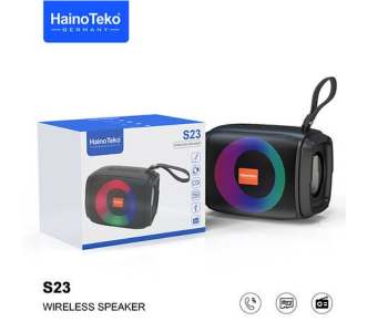 Haino Teko S23 Wireless Speaker - Black in UAE