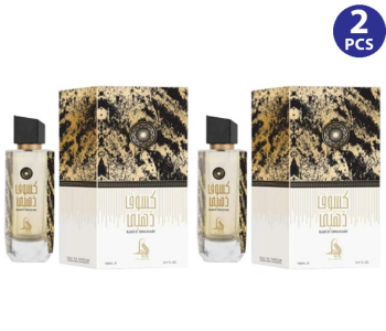 Al Absar Kasuf Dhahabi 100ml Eau De Parfum - Pack Of 2 in UAE