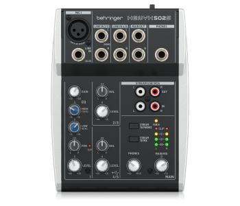 Behringer XENYX 502S Premium 5 Input 2 Bus Mixer With XENYX Mic Preamp And British EQ - Black in UAE