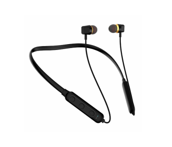 U And I UiNB-3987 Wireless Bluetooth Wireless Neckband - Black in UAE