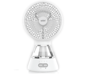 Express Delivery - Sanford SF6663MFN 1500mAh Rechargeable Multifunctional Table Fan- White - ID 80642