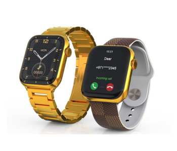 Haino Teko G8 Max 45mm Golden Edition Smart Watch With Dual Straps in UAE