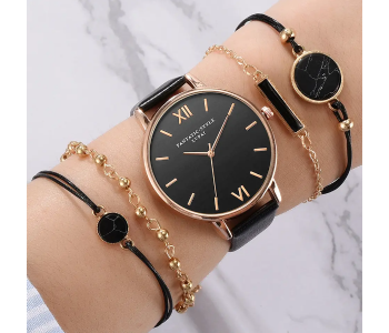 Luxury Brand Women Watches Set Dress Wrist Watch Women Bracelet Watch Female Vintage Quartz Women Wristwatch Accessories Gift Set in UAE