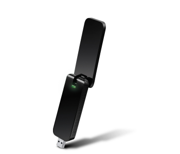 Express Delivery - TP-Link Archer T4U AC1300 Wireless Dual Band USB Adapter - Black - ID 132283