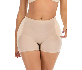 Women's Mixed Color Padded Butt Lifter Shorts Boxer Panties Hip Enhancer Shapewear - Free Size in KSA