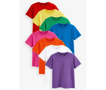 Express Delivery - Uni Mixed Color Breathable Casual Round Neck Cotton T-Shirt - XL - ID 132516