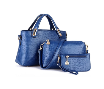 Express Delivery - Sets of 3 Pieces Bag For Women - Blue - ID 132501