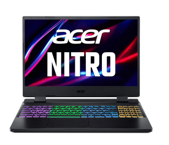 Acer Nitro 5-AN515 NH-QFMEM.00H 15.6 Inch FHD 144Hz Intel Core I7 12700H 2.3 Ghz Processor 16GB RAM 512GB SSD 6GB NVIDIA GeForce RTX 3060 Graphics Windows 11 Home English Arabic Keyboard - Black in OMAN
