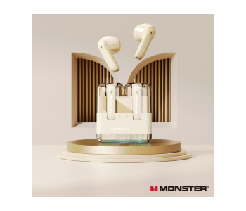 Monster Airmars XKT12 True Wireless Gaming Earbuds - Beige in OMAN