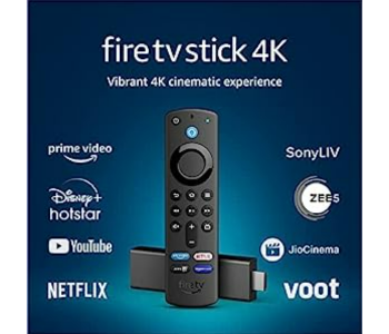 Express Delivery - Amazon Alexa Fire TV Stick 4K Max - Black - ID 132593