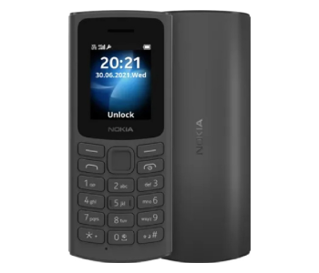 Nokia 105 4G Dual Sim Mobile Phone - Black in UAE